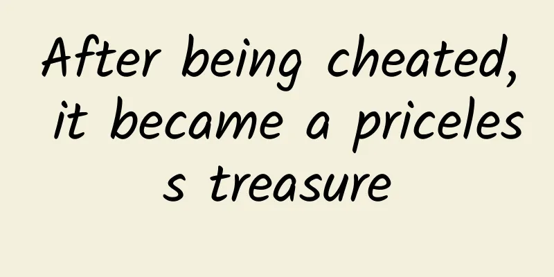 After being cheated, it became a priceless treasure