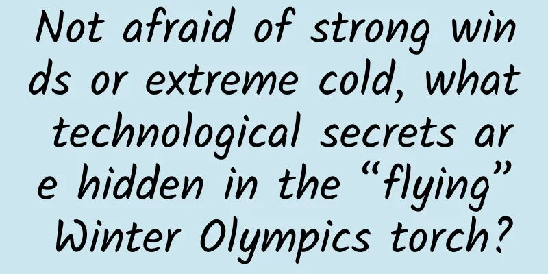 Not afraid of strong winds or extreme cold, what technological secrets are hidden in the “flying” Winter Olympics torch?