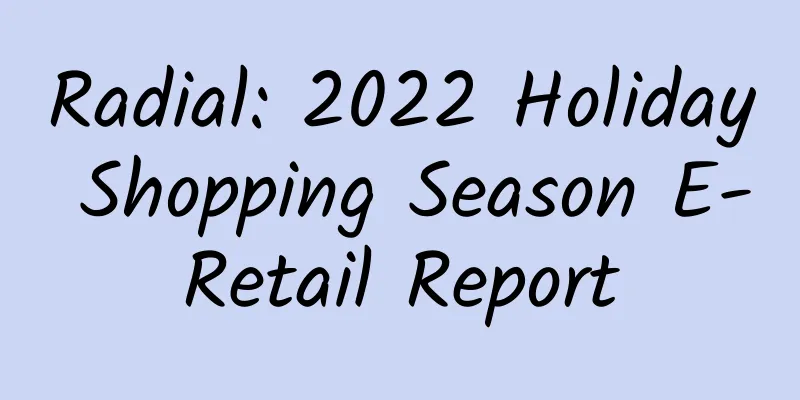 Radial: 2022 Holiday Shopping Season E-Retail Report