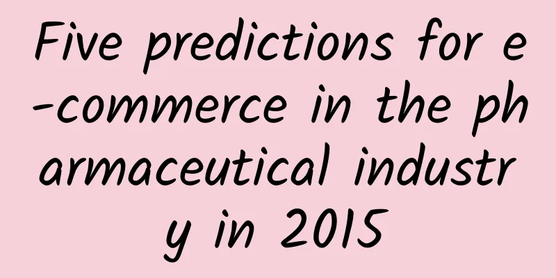 Five predictions for e-commerce in the pharmaceutical industry in 2015